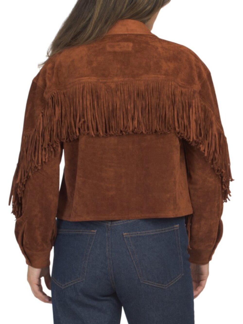 BLANK NYC Faux Suede Fringe Jacket - Picture 2 of 2
